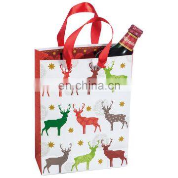 Promotional recycled paper Shopping grocery fruit and food Tote Bag BAG089