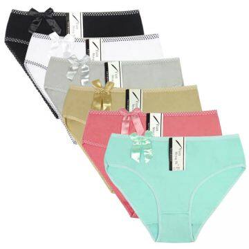 Yun Meng Ni Sexy Underwear Cute Bow Big Size 2XL/3XL/4XL Briefs Cotton Panties