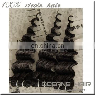 Lowest price for best quality peruvian hair loose deep wave