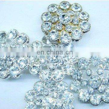 2013 new rhinestone hair flower embellishment garment accessory button