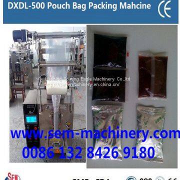 bottle shape sachet liquid packing machine,Fully automatic vertical film sealing granule packaging machine