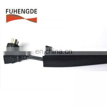 Hot Selling Backed Hot Glue Welding Neoprene Cord Organizer Cable Tidy Sleeve photo-4