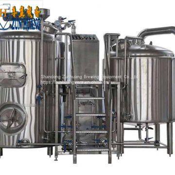 1000L beer brewing equipment 3 vessel mash system alcohol equipment beer brewery equipment