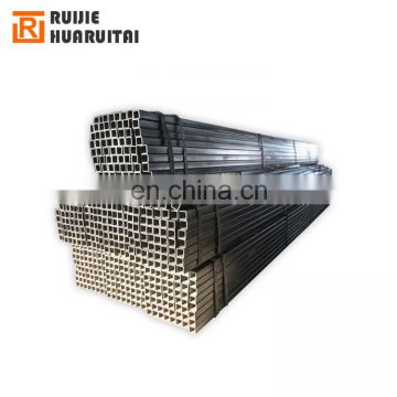 Square tube carbon steel pipe black hollow section carbon steel Q235 square metal tube