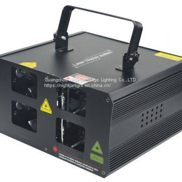 （NJ-DX24）New 4 Heads RGB Full Color Laser Light photo-2