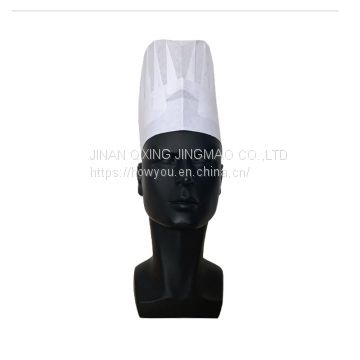 Factory direct sell restaurant use middle and high chaf hat with line strengthen