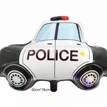 foil balloon policecar mylar balloon helium balloon pink decoration balloon party balloon