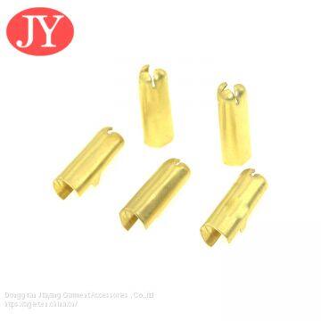 23mm Outer Diameter 4mm Brass Material Bullet Shape Metal Aglets for Sport Pants photo-5