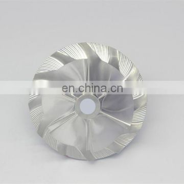 3LM 155924 55.63/75.00mm 6+6 blades turbo billet/milling/aluminum 2618 compressor wheel for 159623/180189/187508/310130