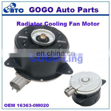 GOGO radiator cooling fan motor for TY OEM 16363-28160 16363-0H110 16363-0M020