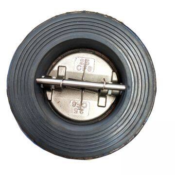 Rubber Lined Wafer Type Butterfly Check Valve Ductile Iron Check Valve photo-3