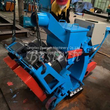 Horizontal Mobile Type Shot Blasting Machine For Steel Plate Cleaning