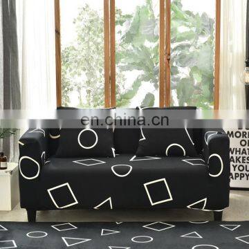 Soft High Stretch Polyester Elastic Slipcover Fitted Recliner Machine Washable Sofa Covers photo-7