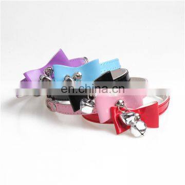 Neck adjustable small pet puppy cute bow tie cat collar