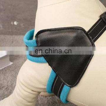 Reflective Cotton Soft Nylon Cute Comfort Adjustable Training Leather Pet Dog Harness Vest photo-4
