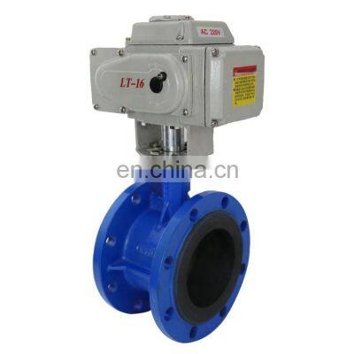 Bundor 12v 8 Inch Electric Actuator Flange Type Butterfly Valve Electric Valve  For Water price