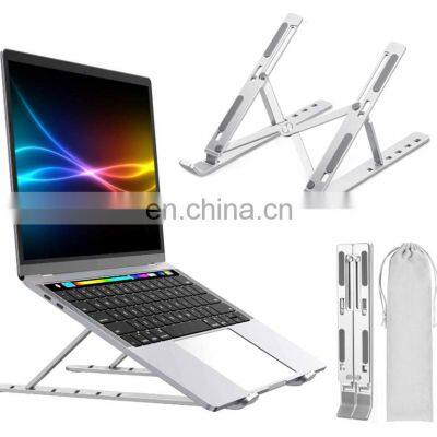 Aluminium Notebook Stand Foldable Laptop Holder Cooling Stand Computer Accessories Portable Laptop Table Stand Adjustable