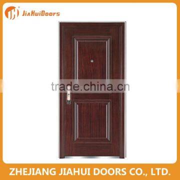 china manufacture single armored steel wood door for enchance
