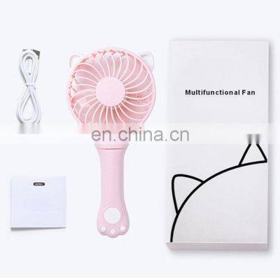 Handheld Mini Fan Rechargeable Battery Fan USB Mini Folding Fan photo-3