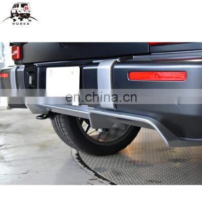 G63 diffuser fit for G-class 2018-2020 W464 G63 to B-style rear diffuser for G63 2020 PP rear lip