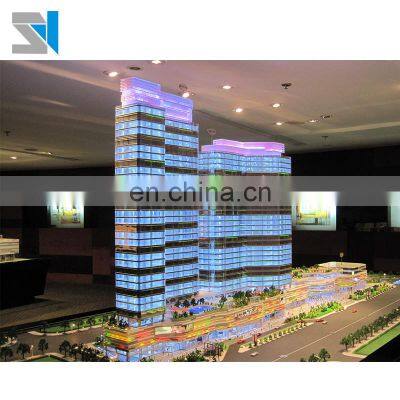 Top quality plexiglass acrylic architecture 3d construction modeling