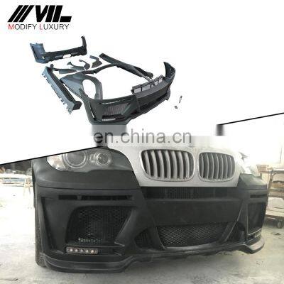 Auto  Fiber Glass X5 wide Body Kits for BMW X5 E70 2007-2013 car bumper