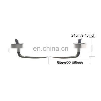 Carbon Fiber Front Bumper Splitter Fins for Audi A5 Sline S5 2017-2019 photo-5