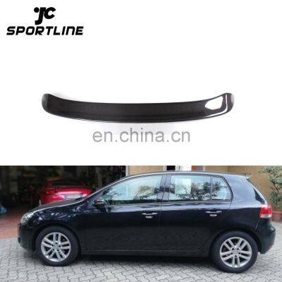 Carbon Fiber Rear Roof Spoiler Wing for Volkswagen Golf 6 MK6