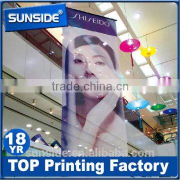 Durable Pole Pocket Hanging Mesh Banner With Grommets Custom Print Mesh Fabric Manufacturer D-0628 photo-5