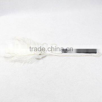 New Fashion Ladies Wedding Party Design Feather Pearl Headband Bridal Headpiece photo-6