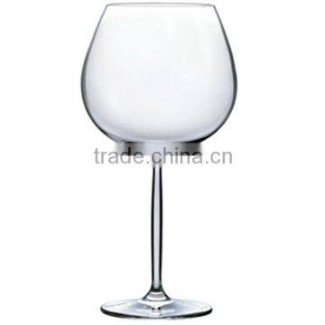 Handmade mouth blown transparent big wine glass bottle