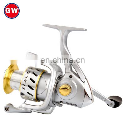 GW carpa molinete de pesca fishing rod reel Spinning Wheel metal spool spinning fishing reel