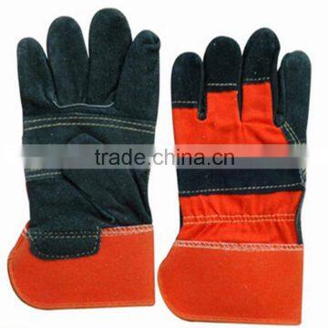 patch palm safety leather working gloves