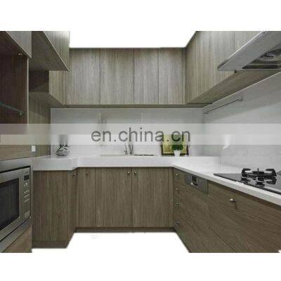 Malaysia Hot Sell Inexpensive Wood Veneer Kitchen Cabinet photo-4