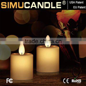 flickering wick votive candle led for hotel decoration with USA and EU patent