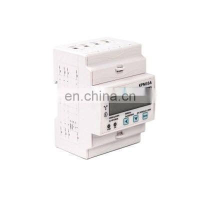 3 phase smart kwh meter ethernet DIN rail digital energy meter modbus