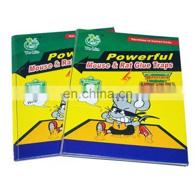 High Effective Glue Trap Adhesive Rat Mice Mouse Mouse Repeller Mouse Killer with Peanut Scent Acceptable Customized Glue+paper