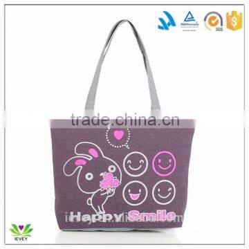 lovely dyed cotton canvas lady tote bag