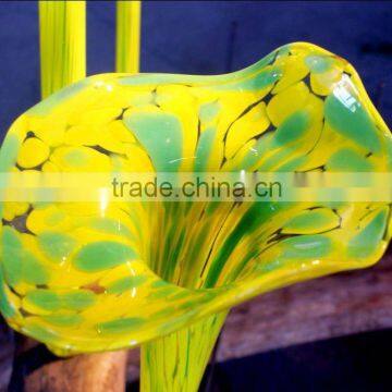 Decorative Murano Glass Flower for Outdoor