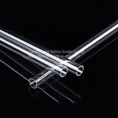 Heat Resistant Quartz Glass Cylinder Tube Fused Silica Transparent Quartz Tubes photo-3