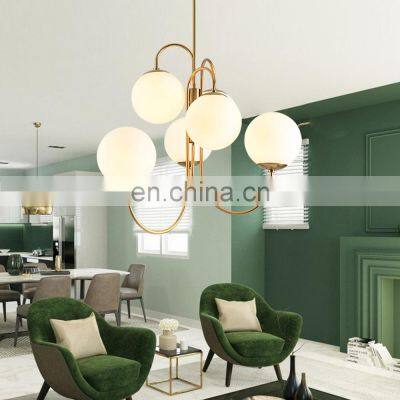 Glass Pendant LED Light Loft Hanging Lamp Fixtures For Kitchen Restaurant Living Room photo-2