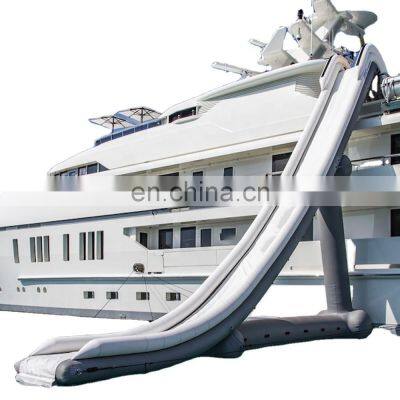 Cheap Giants Lake Boat Yacht Slide Waterslides Inflatable Boat Dock Pool Yacht Water Slide for Yacht