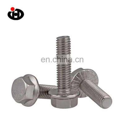 Jinghong GB5787 SS304 Hexagon Flange Bolt