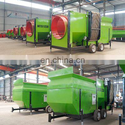 Factory Price Heavy Duty Rock Trommel Screen Small Rotary Trommel Drum Screen Gold Mobile Trommel Screen Price photo-3