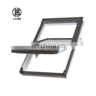 French aluminum rotary hanging window with waterproof, windproof and thermal insulation