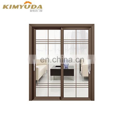 Tempered Glass Sliding Door Glass Aluminum Japanese Style Sliding Door Glass Aluminum