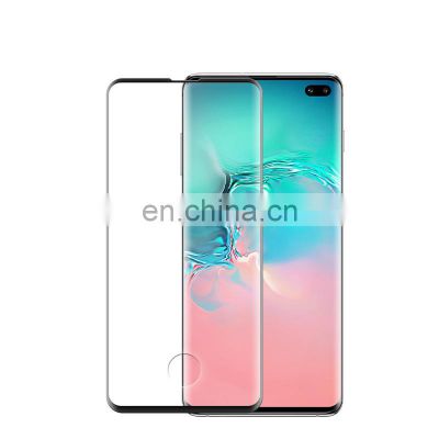 3D Big Curved  Full Glue Full Coverage Tempered Glass Screen Protector For Samsung Galaxy S10 Lite S10 E screen protector