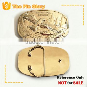 National Jamboree buckle 3D eagle belt buckles custom belt buckle gold belt buckles