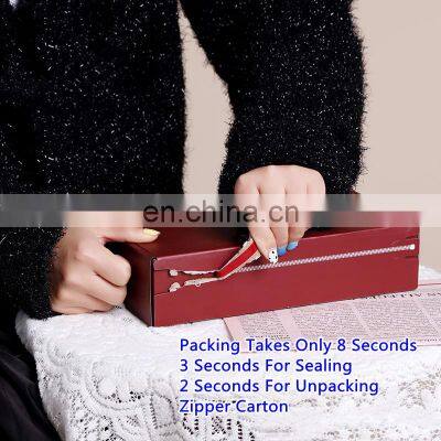 Cheap Large Diecut Standard Delivery Corrugated Cardboard Paper Shipping Box 5-ply Custom Printed Zipper Cartons Mailer Boxes photo-4