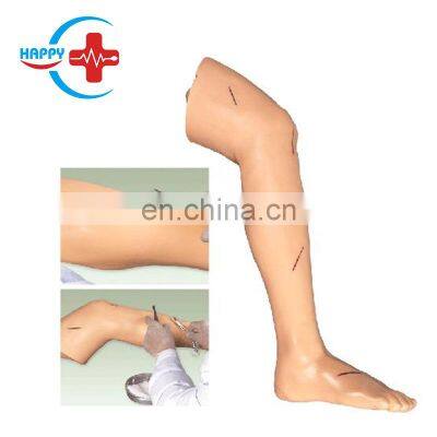 HC-S526 Advanced surgical leg suture training model/Leg trauma suture training model for teaching